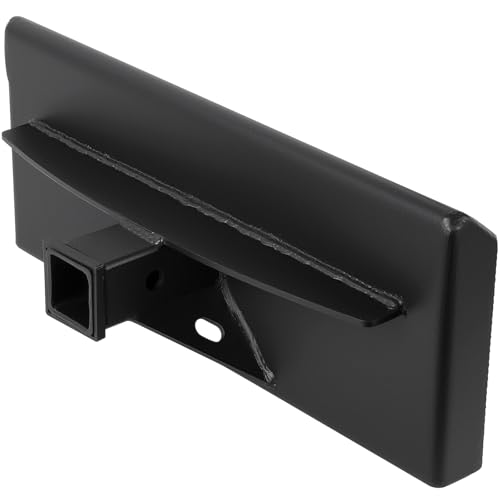 Mini Skid Steer Attachment Plate with 2" Receiver Compatible with Boxer Ramrod Toro Dingo Ditch Witch Finn Thomas,Black