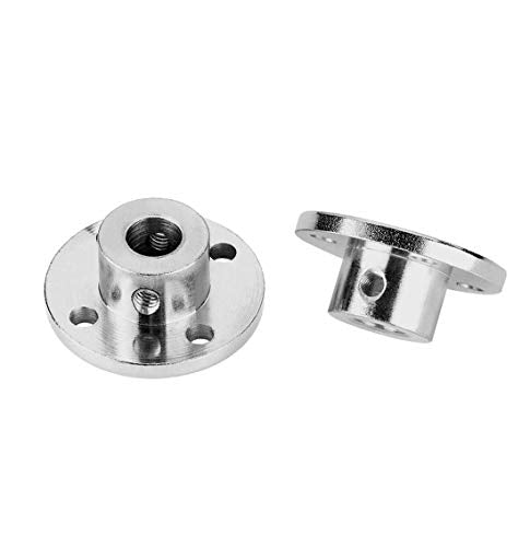 4Pcs 8mm Flange Coupling Connector, Rigid Guide Model Coupler Accessory, Shaft Axis Fittings for DIY RC Model Motors - size: 8mm