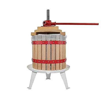 Fruit Wine Press and Crusher,100% Nature Apple&Grape&Berries Crusher Manual Juice Maker for Kitchen …
