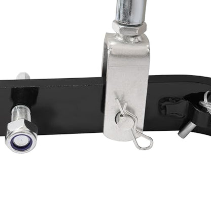 ALMULOO 3-Point Hitch Kit Assembly Compatible with Kubota B-Series Compact Tractors, Category 1 Heavy Steel+White Zinc, Powder Coated+Galvanized, Does Not Fit BX Series Tractors