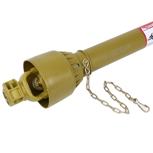 ECCPP 62.99"-39.37" pto drive Shaft 6 Spline Both Ends PTO Driveline Shaft