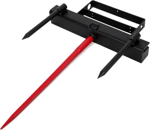 49" Hay Spear for Tractor Bucket, 4000 LBS Capacity