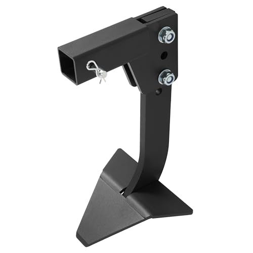 ALMULOO Hitch Mounted Trencher Compatible with CAT 0 CAT 1 with 2" Receiver Adapters Black Trenching Subsoiler Steel Powder Coated