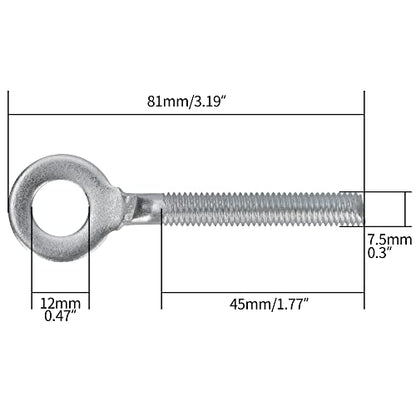 0.4" Chain Axle Adjuster for 50cc 70cc 90cc 110cc 125cc 250cc - size: 81mm