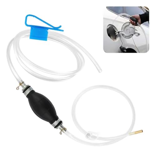 Gas Siphon Pump for Gasoline & 6.5FT Gas Siphon Hose