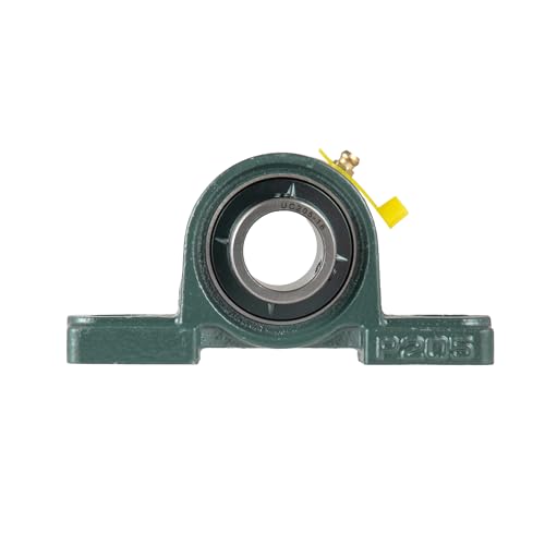 2 Pieces Pillow Block Mounted Ball Bearing UCP205, 25mm Bore, Self Aligning