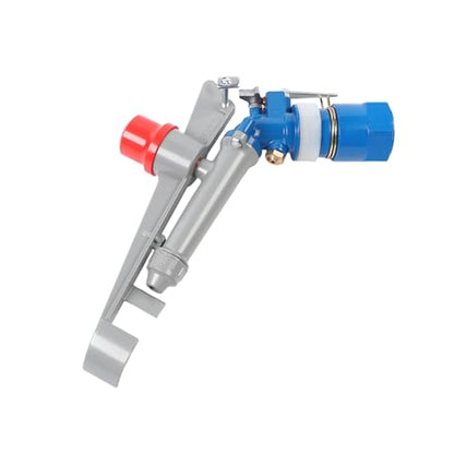 1" Water Spray Gun, Zinc Alloy Agricultural Irrigation Spray Gun, 360° Large-Area Irrigation Spray Mini-Gun Sprinkler with Nozzle Set for Garden Farm Lawn - size: A