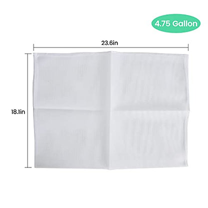 4.75 Gallon Capacity Fruit and Wine Press Filter Bag, 2 Pack - size: 4.75 Gallon