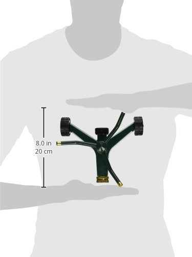 Orbit 58257N Lawn and Garden 3-Arm Metal Sprinkler with Wheel Base (Pack of 3) - style: 3-Arm Sprinkler (Pack of 3)