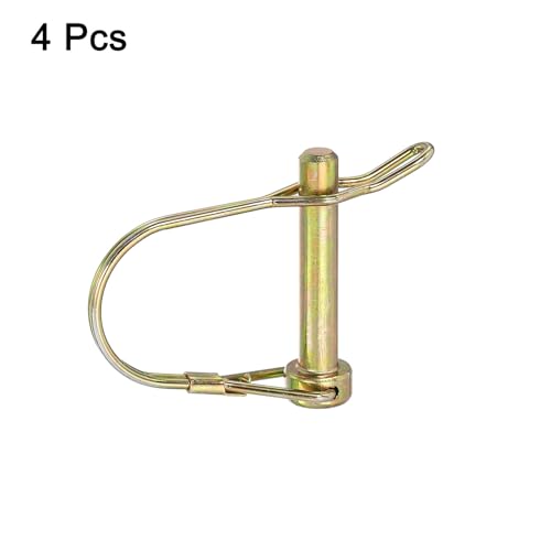 uxcell 4Pcs Shaft Locking Pin w Ear, 5/16" x 1-3/4" Trailer Coupler Pin - size: 5/16" x 1-3/4"