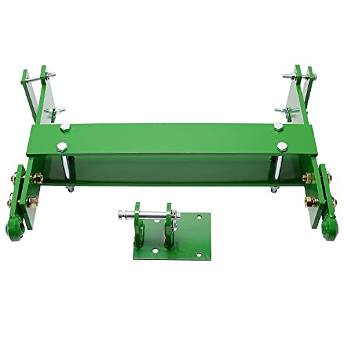 ALMULOO 3 Point Hitch Conversion Compatible with John Deere M and MT, Green, Steel, Powder Coated