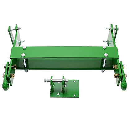 ALMULOO 3 Point Hitch Conversion Compatible with John Deere M and MT, Green, Steel, Powder Coated