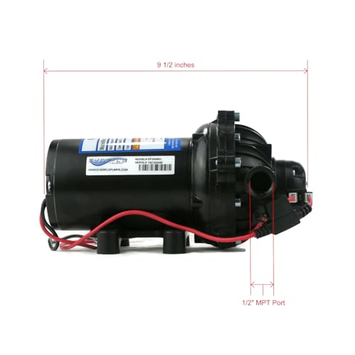 OEM | Everflo 5.5 GPM, 12 Volt, 60 PSI Diaphragm Pump EF5500, EF5500-BOX, EF5500BOX