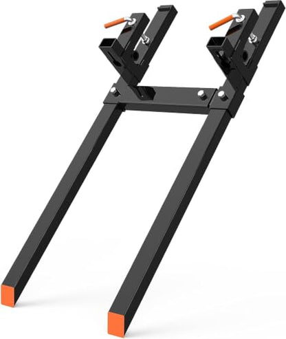 60" Heavy Duty Clamp on Pallet Forks 4000LBS Capacity - size: 60 in-2000 LBS