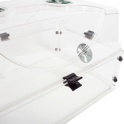 EarlyGrow Medium Seed and Herb Domed Propagator with Vented Side Height Extension and Security Clip Set,Green - size: Medium with 1 Height Extender and Clips