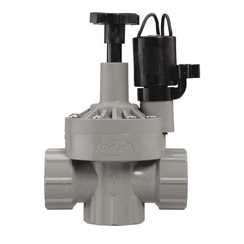 Orbit 57020P 1" FPT 100 Series Automatic Inline/Angle Sprinkler Valve with Flow Control - size: 1 Inch, style: Angle
