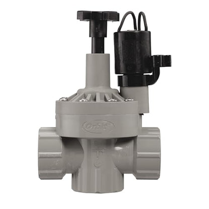 Orbit 57020P 1" FPT 100 Series Automatic Inline/Angle Sprinkler Valve with Flow Control - size: 1 Inch, style: Angle