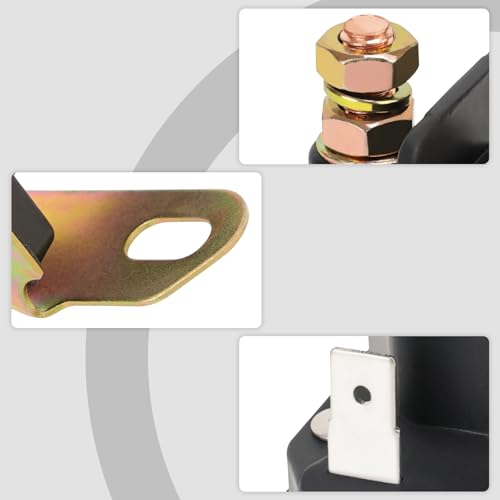MaySpare Starter Solenoid Compatible With John Deere AM133094, MTD 725-04439 Cub Cadet Lawn Tractor