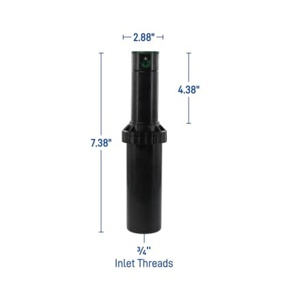 Orbit 55461 Voyager Screw Top Gear Drive Rotor Water Sprinkler Head - size: 2-Pack, style: Hard Cap