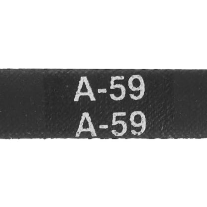 uxcell 3pcs A59 or 4L610 Classic Wrapped Rubber V-Belt, 59"(1500mm) Inside Circumference, A Profile V Belt - size: A59