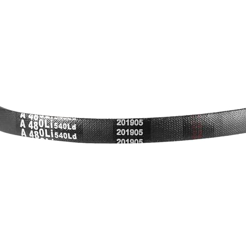 uxcell A480 V-Belts 480mm Inner Girth 13mm Top Width 8mm Thickness A-Section Rubber Drive Transmission Belt 2pcs - size: 19"