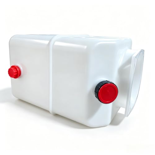 6 Quart Poly Power Unit Fluid Reservoir Tank - size: 6 Quart