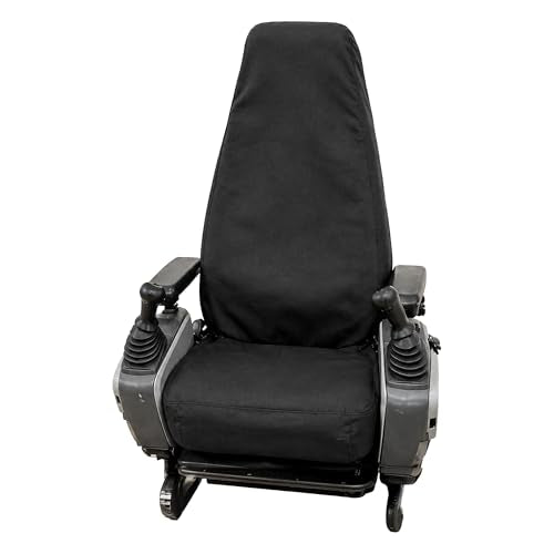 Jay's Equipment Seat Covers Super High Back, Heavy-Duty Canvas 20X35 - color: Black