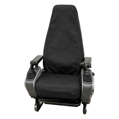 Jay's Equipment Seat Covers Super High Back, Heavy-Duty Canvas 20X35 - color: Black