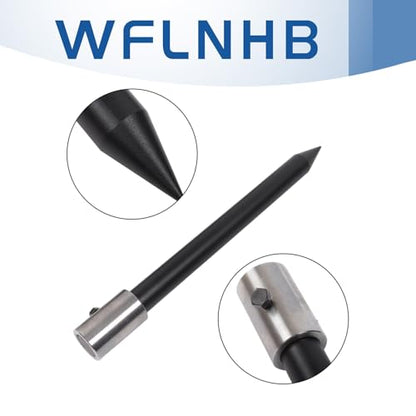 49in Hay Bale Spear 3000lbs Capacity with 2 Pcs Stabilizer Spears