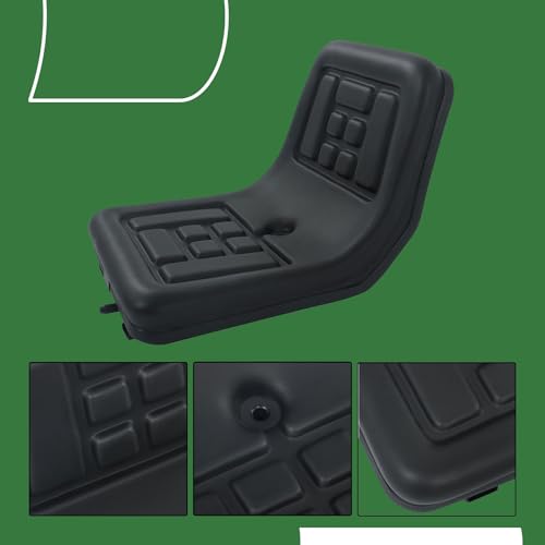 Universal Black Tall Backrest Seat for Riding Mowers