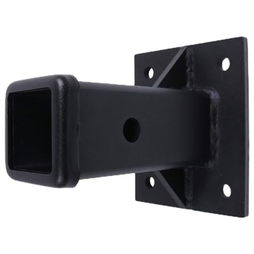 2" Bolt-On Receiver Tube Adapter Opening Hitch Wall Mount Bumper