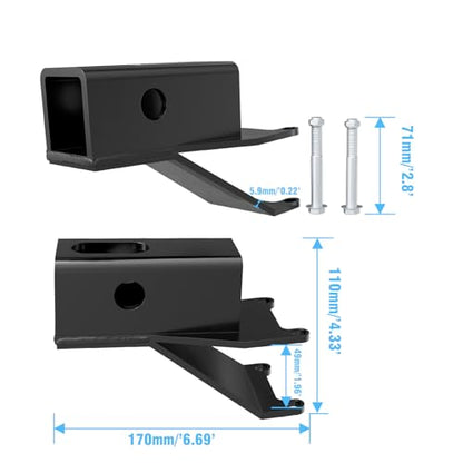 Heavy Duty 2 Inch ATV Hitch Receiver for Honda Rancher Rubicon Foreman