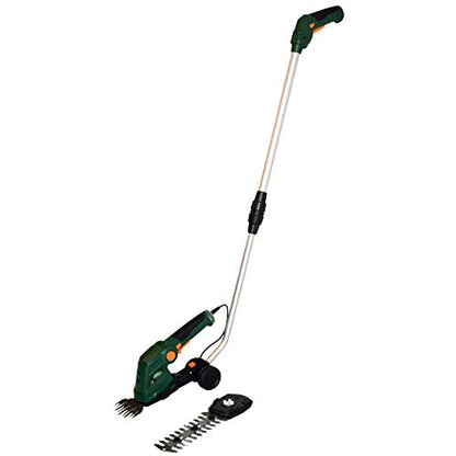 Scotts LSS10272PS 7.5-Volt Grass Shear/Shrub Trimmer, Wheeled Handle - style: 7.5-Volt Shrub Shear w/pole