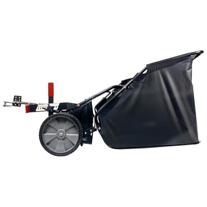 Brinly 42" Tow-Behind Lawn Sweeper in Hammered Finish with High-Velocity Brushes, Hammered Black