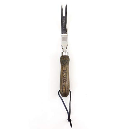 Burpee Stainless Steel Trowel Durable Long Lasting Garden Tool - color: Walnut, style: Weeder