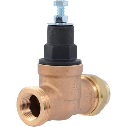 Cash Acme EB45 Pressure Regulating Valve, Single Union, 3/4 Inch NPT Female x NPT Female, Poly Top, 60 PSI, PVA16P-SUTH-60 - size: 3/4 in., style: Poly Top, 60 PSI