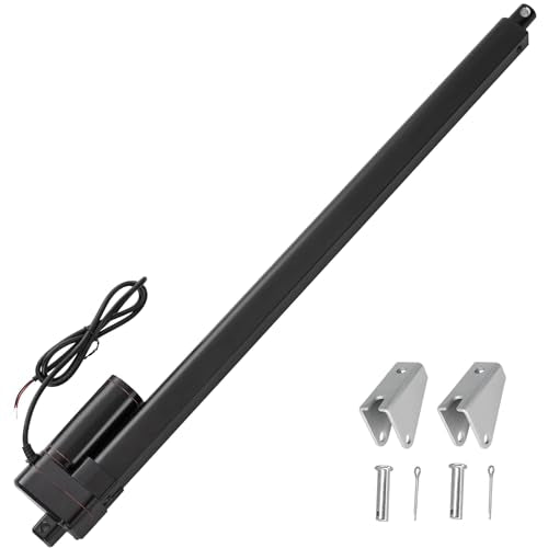 JQDML 24 Inch Stroke Linear Actuator 12V 440 lbs Heavy Duty IP65 Waterproof - size: 24"
