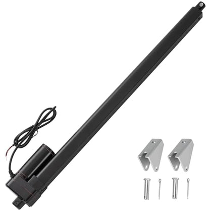 JQDML 24 Inch Stroke Linear Actuator 12V 440 lbs Heavy Duty IP65 Waterproof - size: 24"