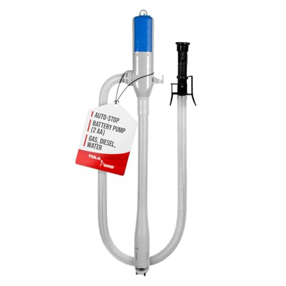 TERA PUMP Automatic Battery Powered Fuel & Water Transfer Pump - style: Auto Stop
