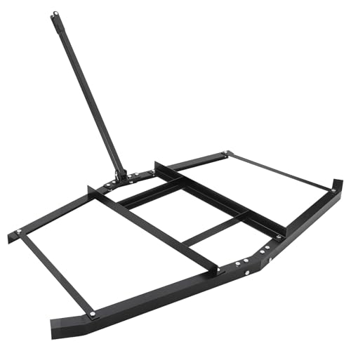 Wide Steel Drag Harrow & Lawn Leveling Rake – 74" Pin Hitch, Heavy Duty Driveway Grader for Tractor, ATV, UTV, Mower – Handles Sand, Gravel & Soil, 50lbs Max Load - size: 30 inches