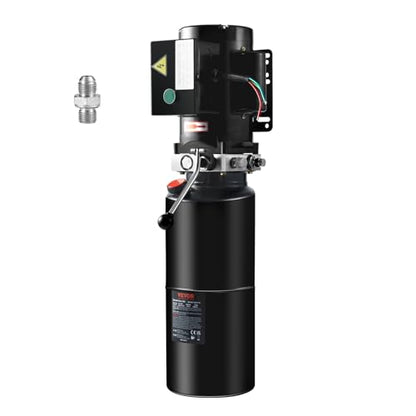 VEVOR Hydraulic Power Unit 220V 10 Quart Car Lift 3HP Hydraulic Pump Power Unit Car Lift Single Phase Hydraulic Pumps with 10L Steel Tank Car Lifts Hydraulic Power Unit for Auto Repair Single Phase - size: 10 Quart