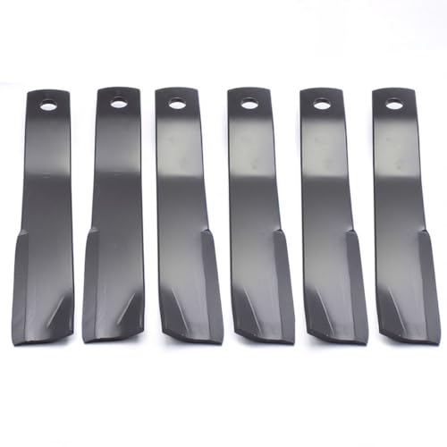 19160 19161 Rotary Cutter Blades Set for Bush Hog Woods PTO BW180 | Bat Wing Ditch Field Brush Mower Blades 19160KT WP19160 , Pack of 6