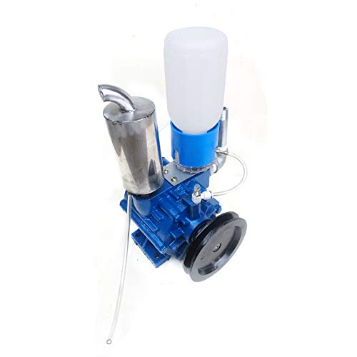 Cow Milking Machine Portable Pulsating Vacuum Pump for Cow Milking Machine 250L/min Electric Cow Milker Vacuum Suction Pump Milking Machine for Livestock Household Farm