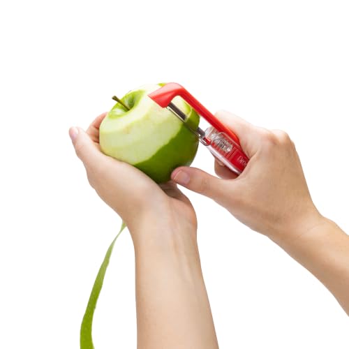 Dreamfarm Sharple Self-Sharpening Vegetable Peeler - Red - color: Red, size: Length: 18.2cm / 7.2”