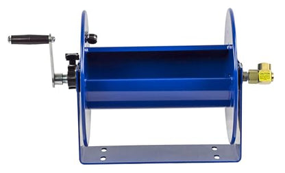 Coxreels 117-3-550 Compact Hand Crank Steel Hose Reel - 4,000 PSI - Holds 3/8" x 550' Length Hose - Perfect for Air Compressor, Garden, Pressure Washer, Electric Hoses (Hose Not Included) Made in USA - size: 3/8" x 550'