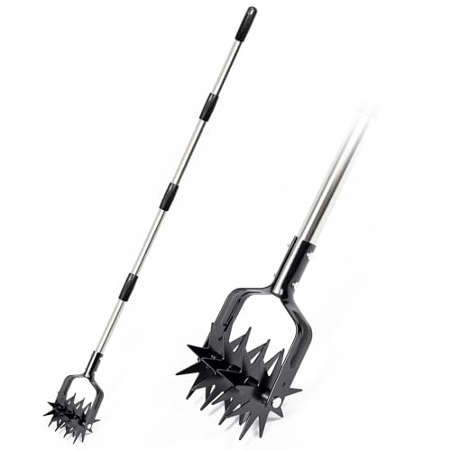 Joyhalo Rotary Cultivator Garden Tool Manual Hand Tiller