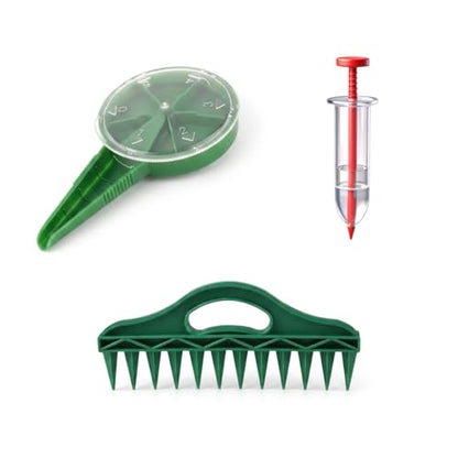 The Row Seeder by Seeding Squar&Mini Seed Planter Tool,Handheld Garden Tool for Precise Seed & Seedling,Adjustable Hand Sowing Seeder with 5 Dial Settings for Flowers, Vegetables