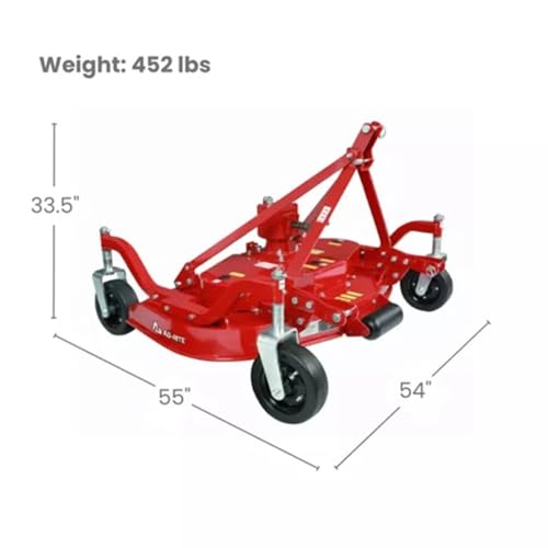 48 Inch 3 Point Finish Mower – Tractor Attachment (No PTO Shaft)