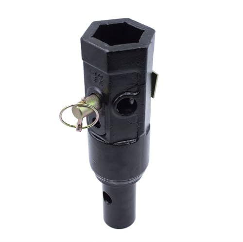 Auger Adapter 2 inch Female Hex to 2' Male Round Auger Bit Drive Convert