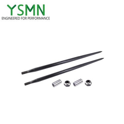 2 Pcs 49in Heavy Duty Hay Spear Bale Spear, 4500lbs Capacity